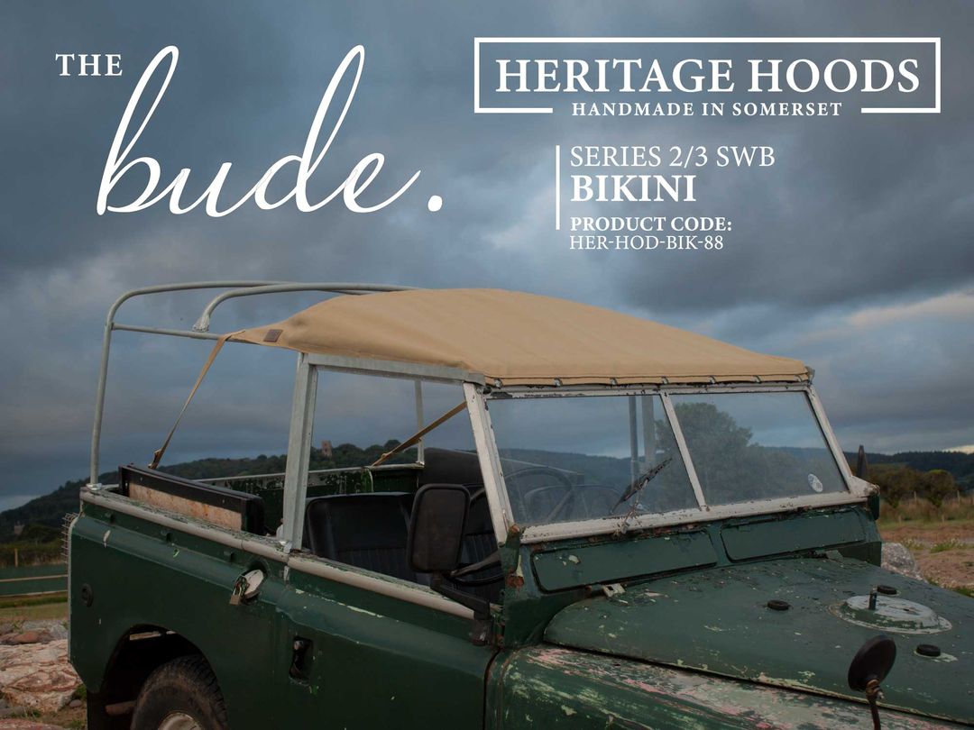 Bikini Hood Land Rover Series Sand