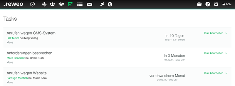 CRM Tasks