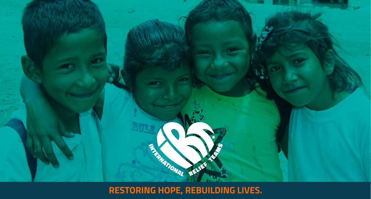 IRT's tag line of "Restoring hope, rebuilding lives"