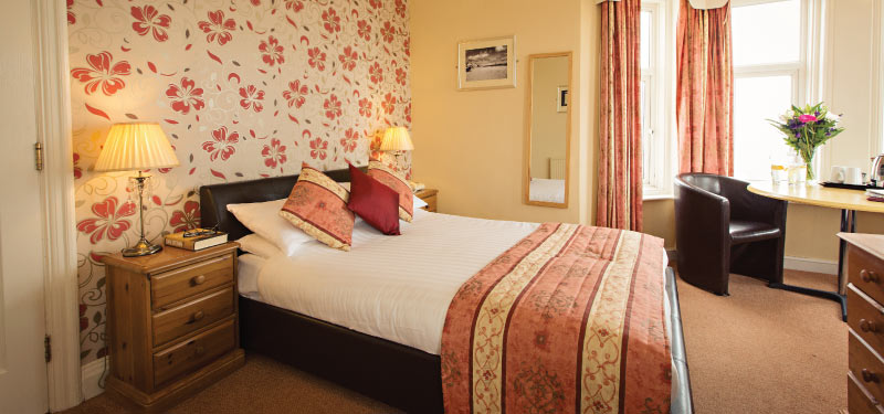 Cosy double at the Cliftonville Hotel, Cromer, Norfolk