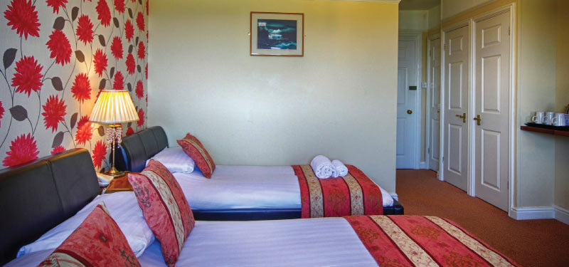 Family room at the Cliftonville Hotel, Cromer, Norfolk