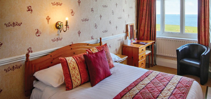 executive single room at the Cliftonville Hotel, Cromer, Norfolk