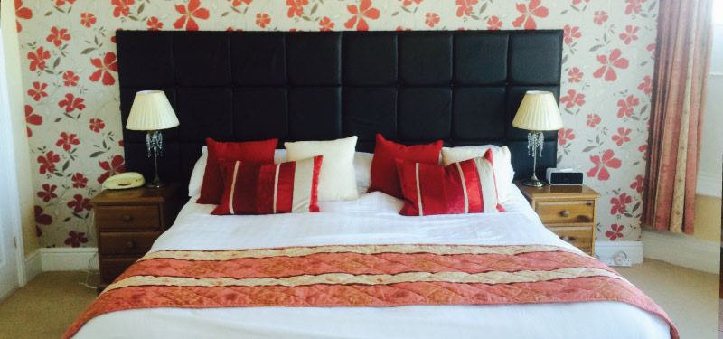 Executive double room at the Cliftonville Hotel, Cromer, Norfolk