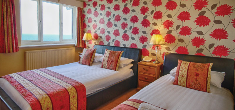 Executive Family room at the Cliftonville Hotel, Cromer, Norfolk