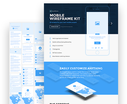 Axure Mobile Wireframe Kit