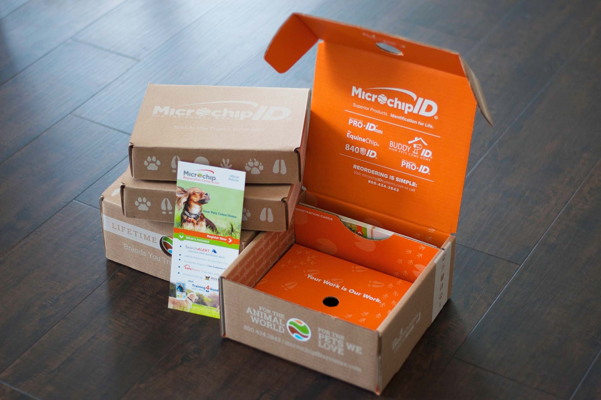 Photography for Print Design for Microchip ID