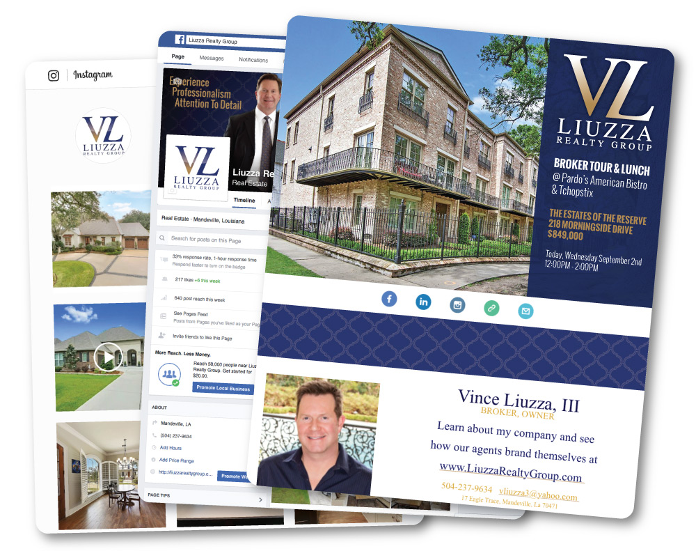 Email Marketing and Design for Liuzza Realty