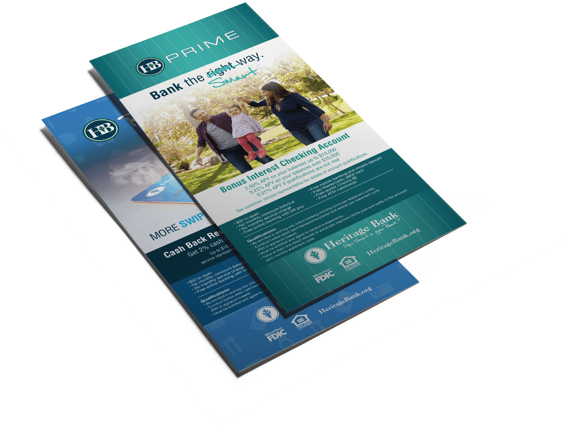 Heritage Bank Rack Card