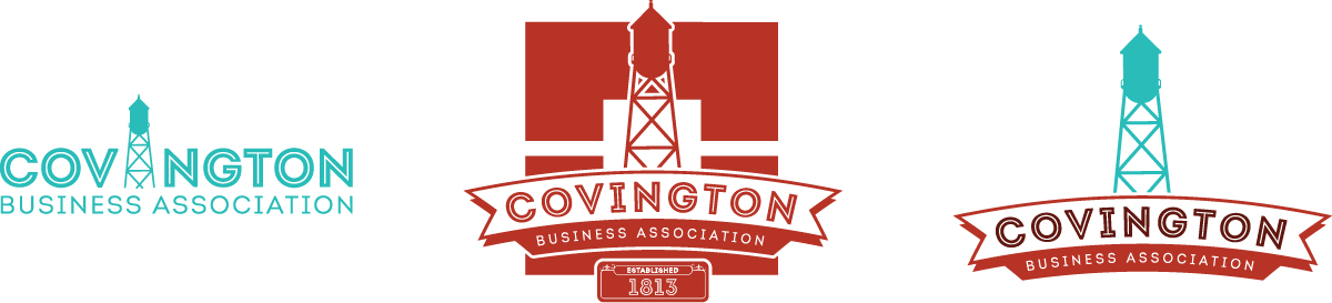 Covington Business Association Logo Variants