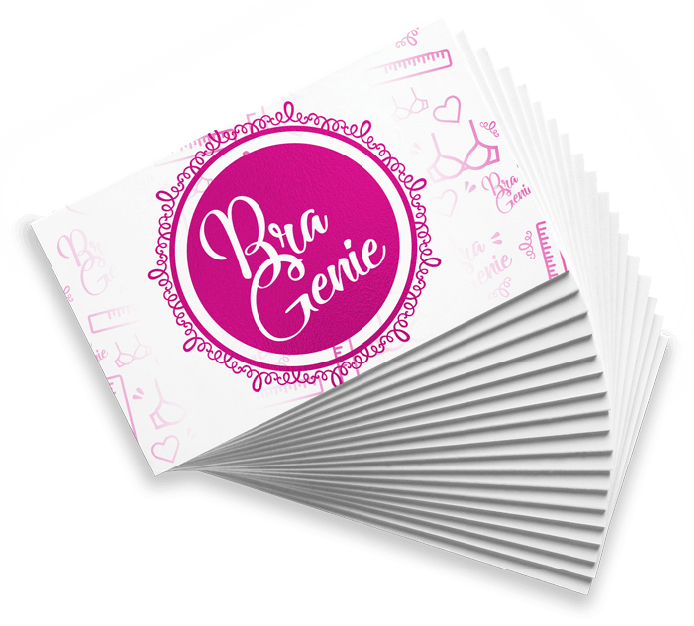 Bra Genie Business Cards