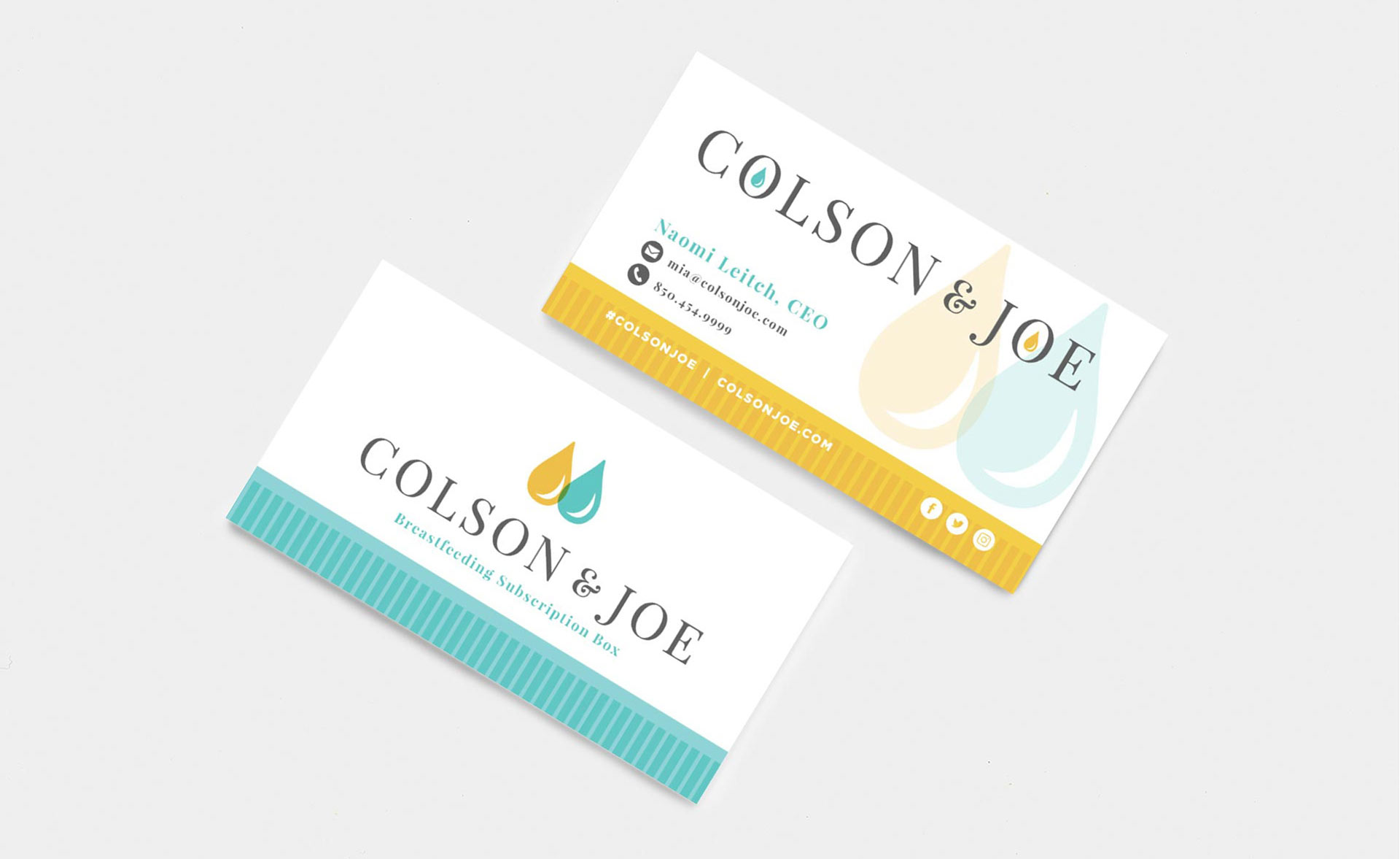 Colson & Joe business cards