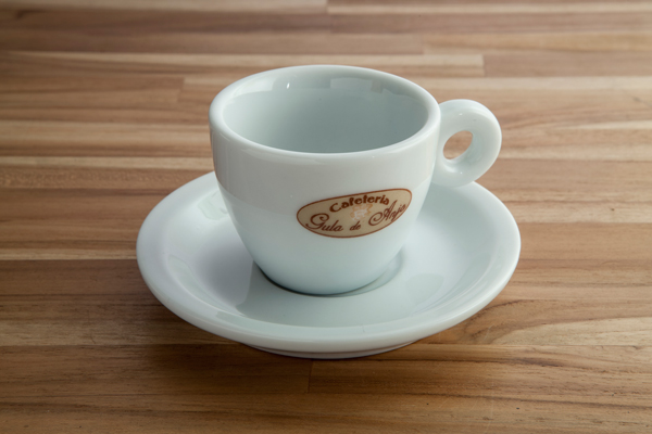 Xícara de café coquinho cabo redondo 75ml