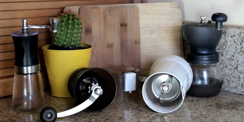 Various ineffective coffee grinders