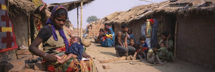 remote rural village in India