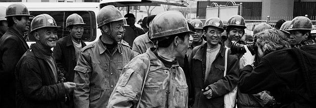 Taking pictures of migrant workers in China