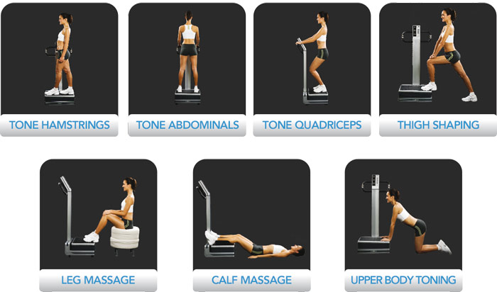 Body Vibration Plate Flabelos Exercises HM01 08V5 Mini Flabelos