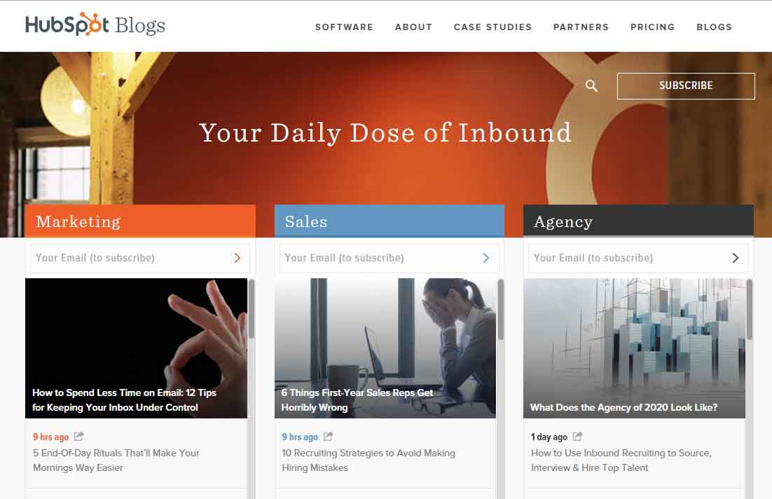 HupSpot Home Page