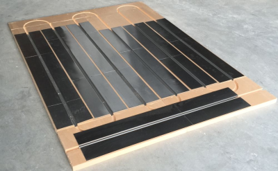 Pose de dalle plancher chauffant