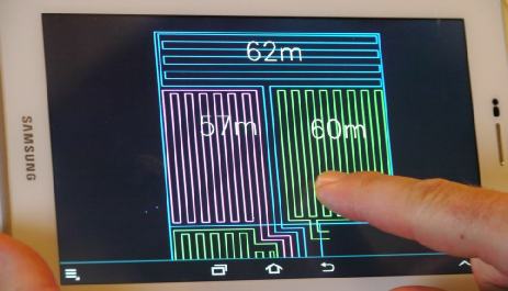 Calepinage sur tablette et téléphone portable