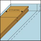 Pose premier panneau de plancher chauffant