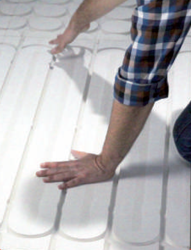 Plancher chauffant Caleosol Gypse 18 mm