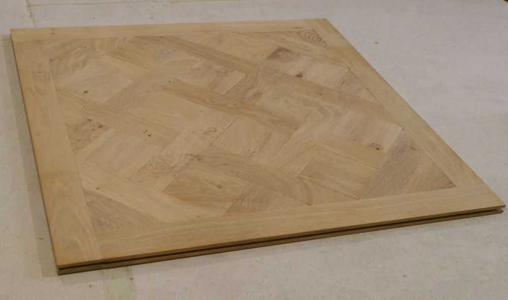 Dalle de Versailles en bois massif collée sur Caleodur 12,5 mm