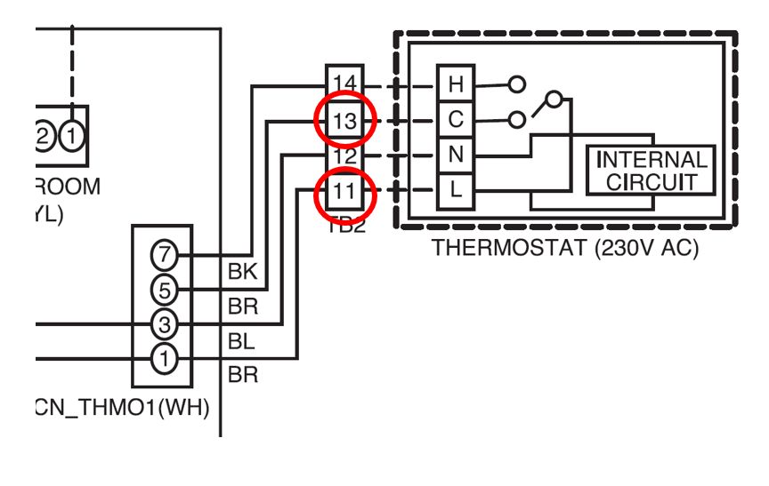 Contact sec pour branchement thermostat sur pompe à chaleur ou chaudière