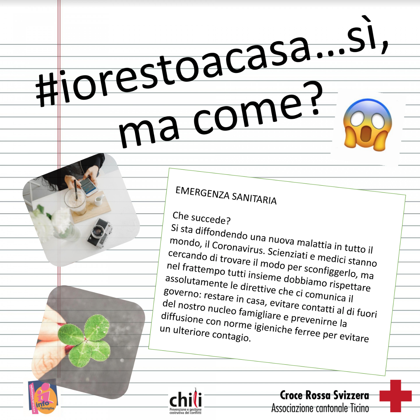 Depliant Corona adolescenti