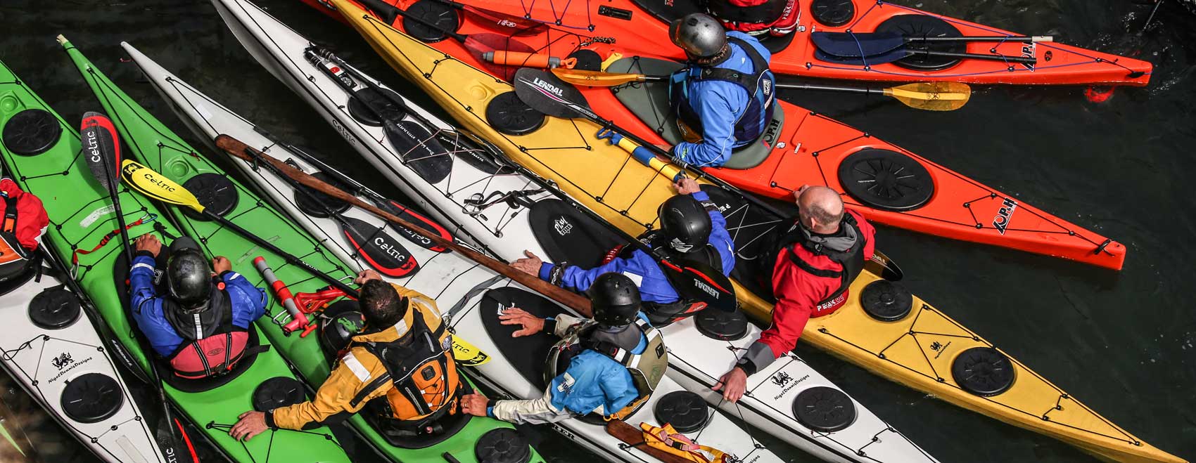 Sea kayaks from SKUK (Nigel Dennis), Rockpool, P&H and Lettmann