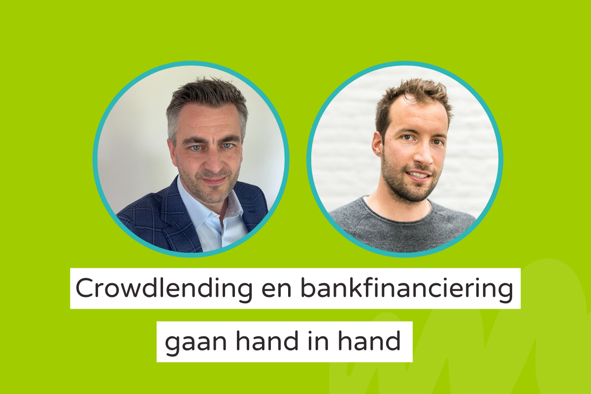 Crowdlending en bankfinanciering gaan hand in hand