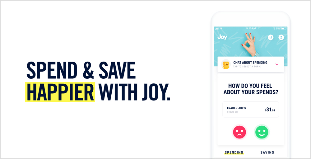 Spend and Save Happier with Joy App
