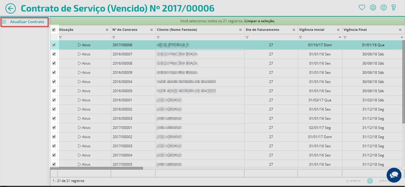 Lembre-se que você pode usar todos os recursos de filtro que o sistema oferece para ir direto ao ponto. #ficadica
