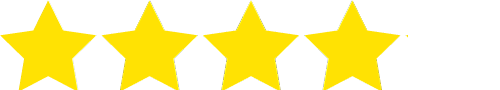 4 of 5 rating stars icon