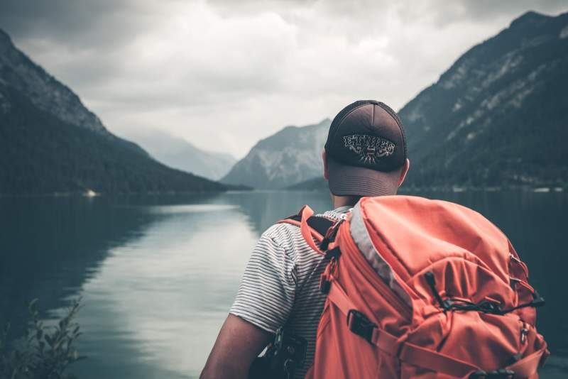 male-backpacker