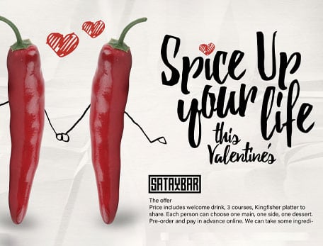 Valentines at Satay Bar