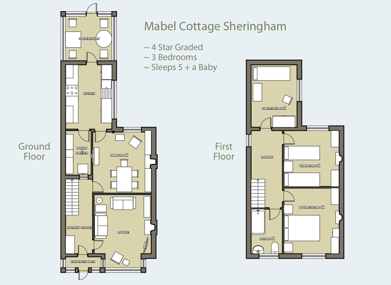 Mabel Cottage Floorplan