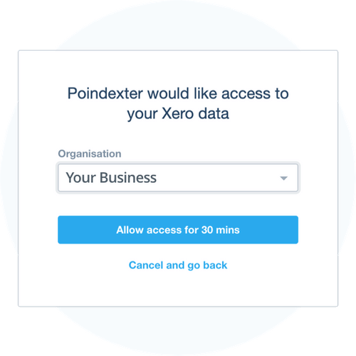 Poindexter + Xero Financial Panning & Tracking