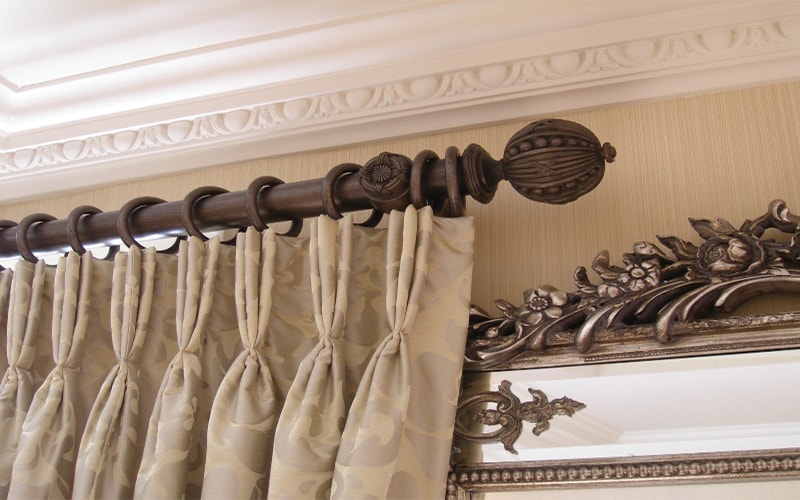Curtain tracks and poles