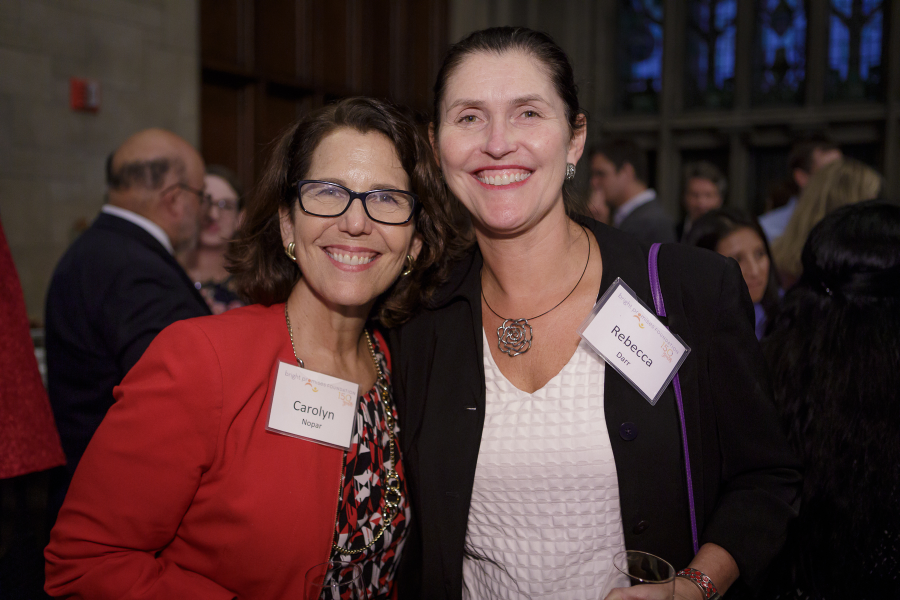 2018 Awards guests Carolyn Nopar (left) and Rebecca Darr (right) (Photo by Stephen J. Serio Photography)