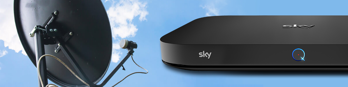 Satellite Dish and Sky Q