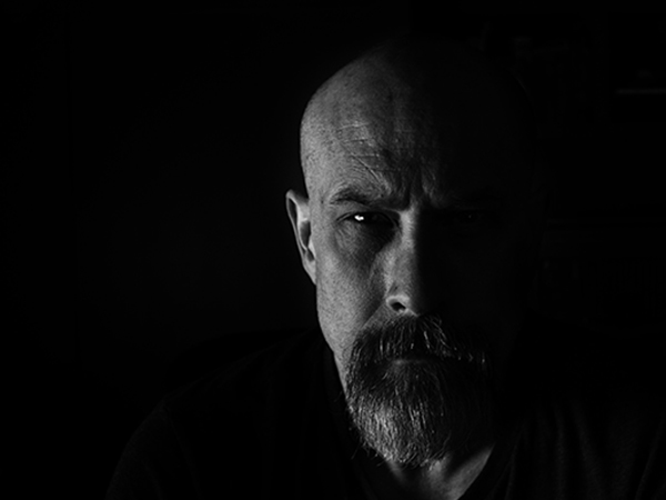 A picture of a man angry that 4G has ruined his TV reception
