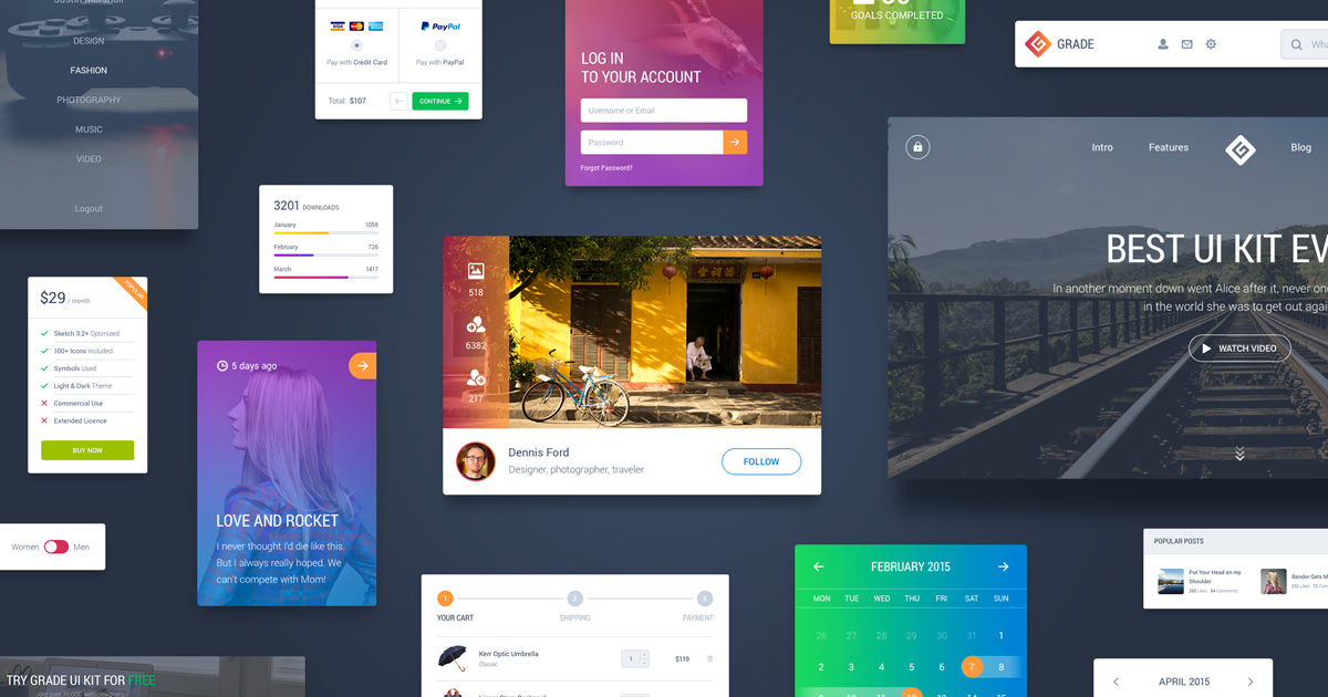 grade ui kit