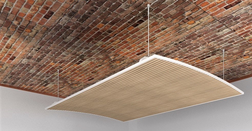 piattaforma a soffitto fonoassorbente