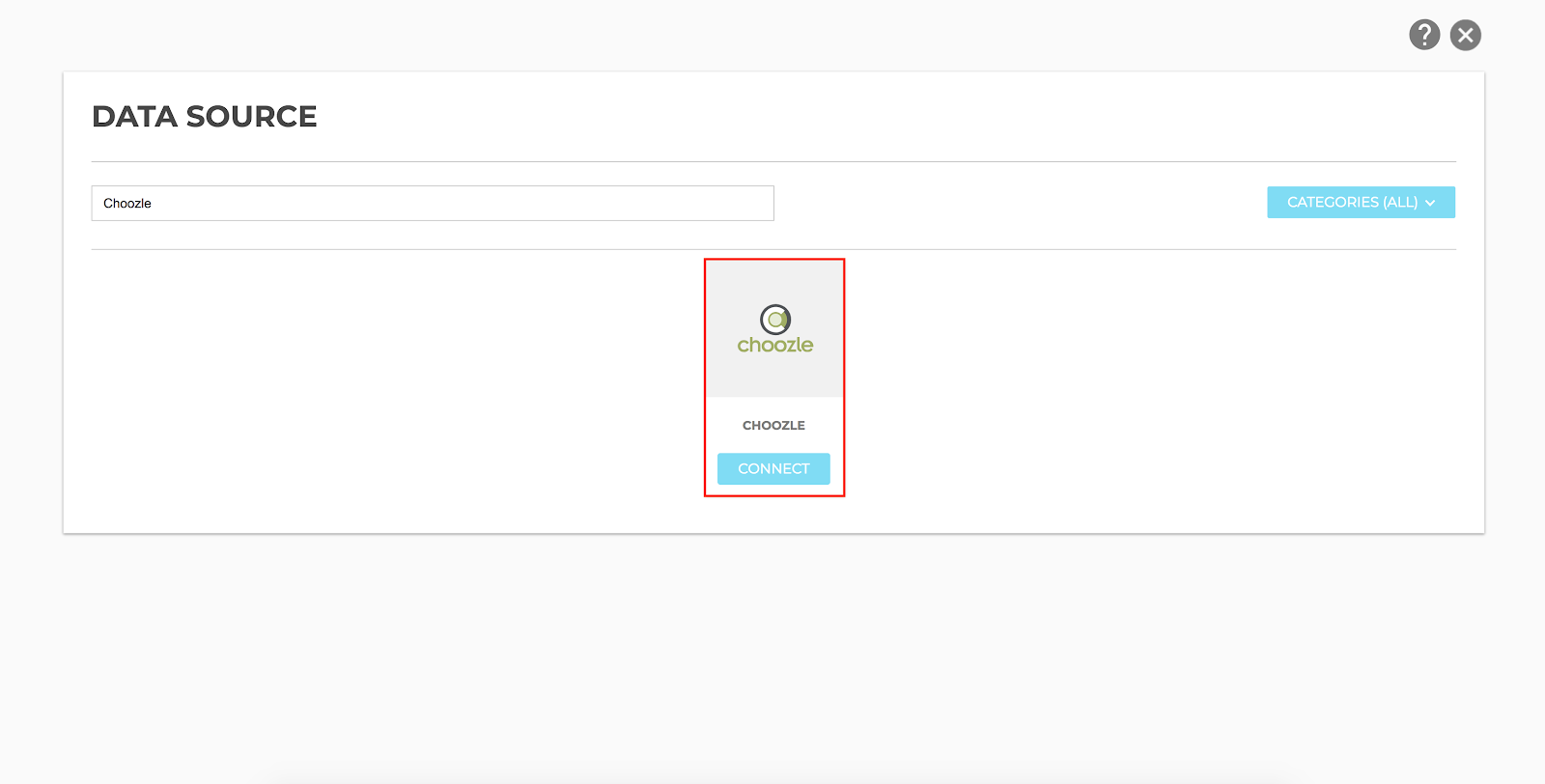 Choozle Client Reporting Integration in NinjaCat