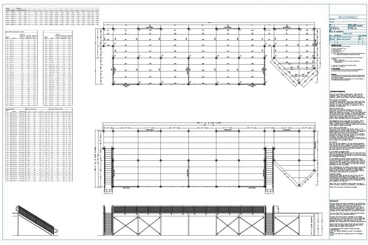 Mezzanine Drawings The Mezzanine Company
