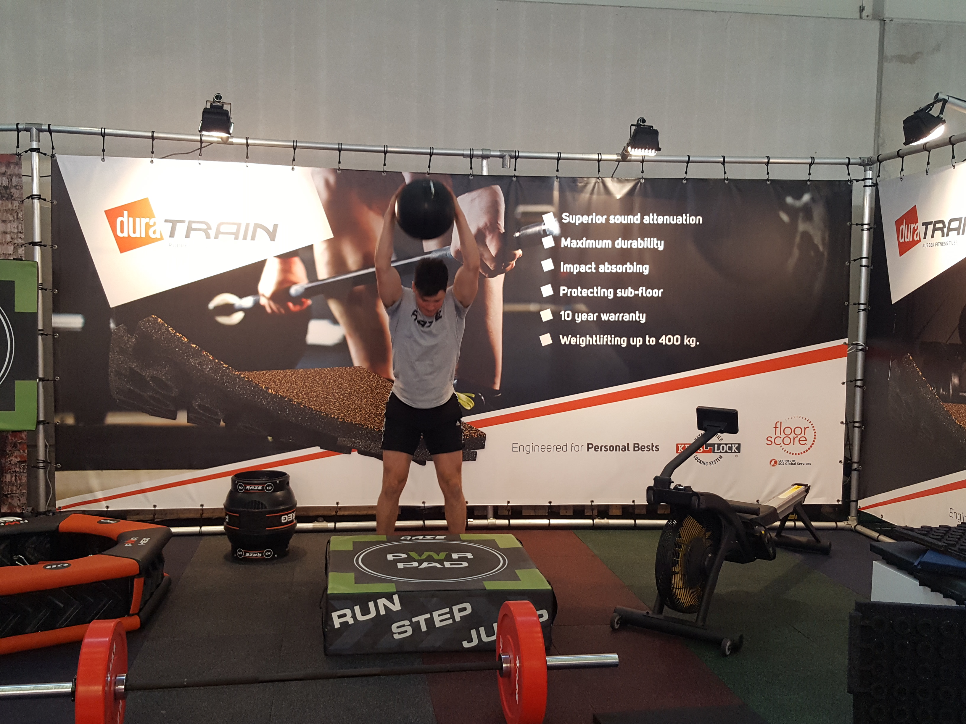 rubber sportvloer fitness vloertegels | sofsurfaces