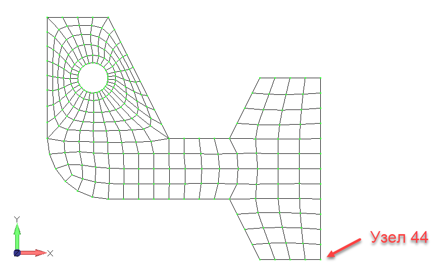 Femap 12 NX Nastran Создание единичной нагрузки для анализа частотной характеристики