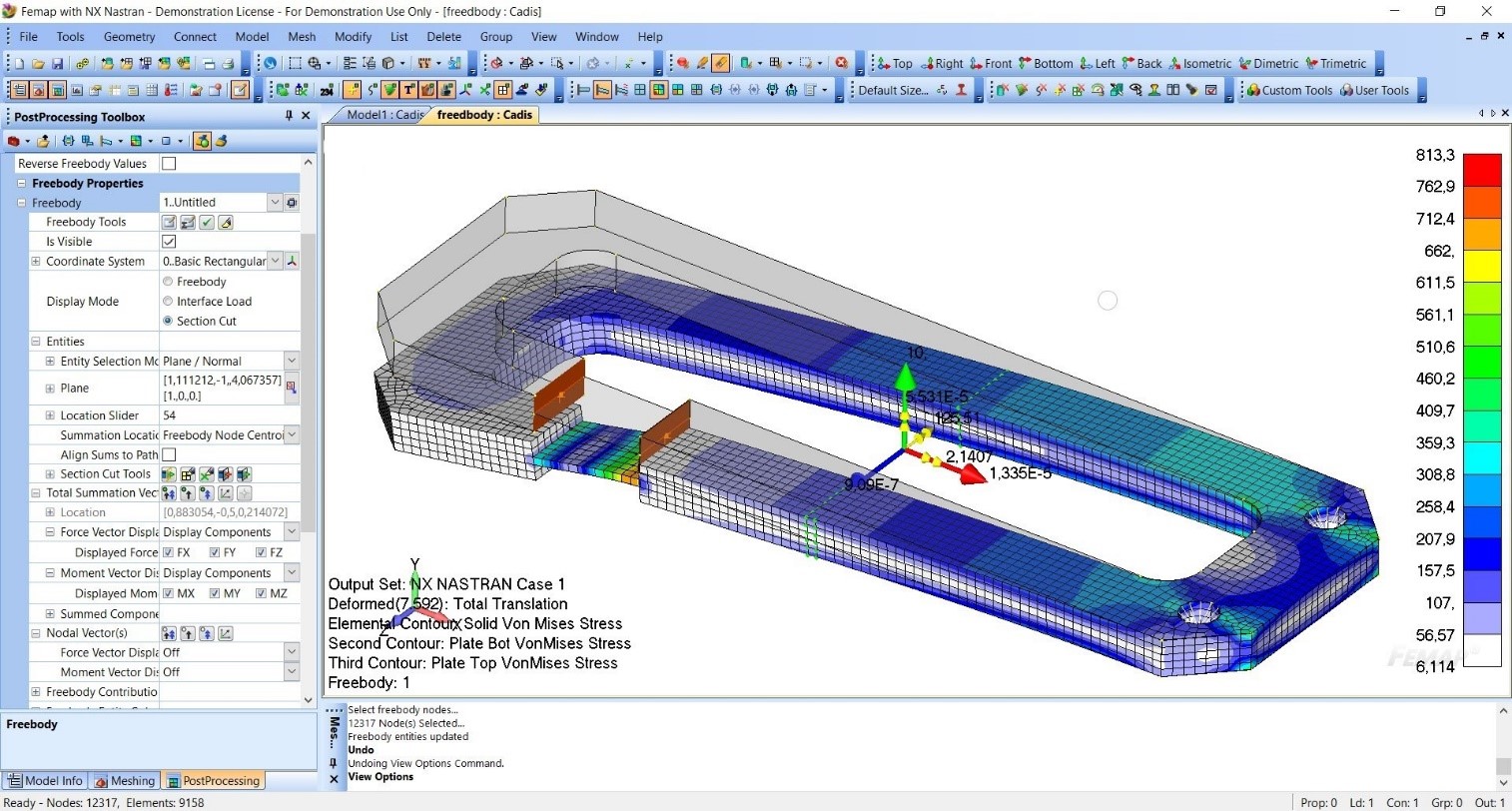 femap 12 nx nastran cadis