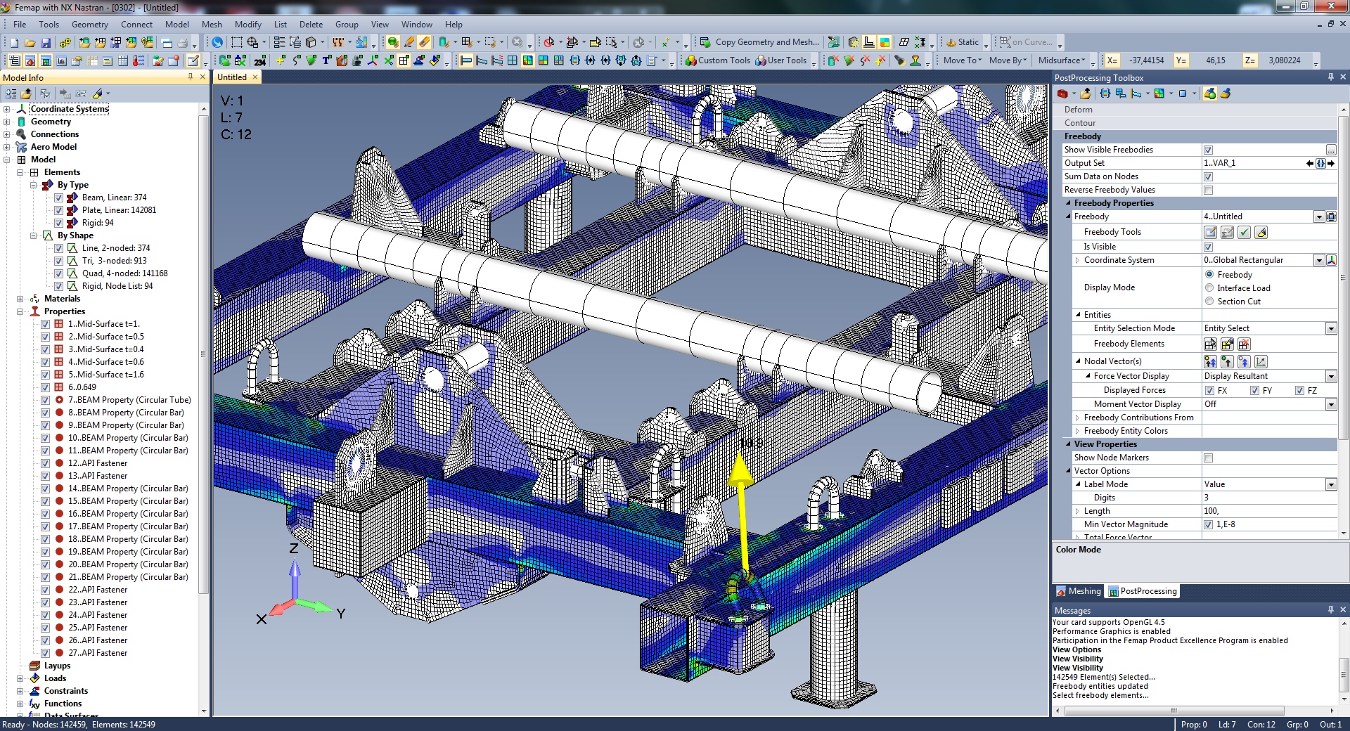 Siemens Femap with NX Nastran, cadis, кадис