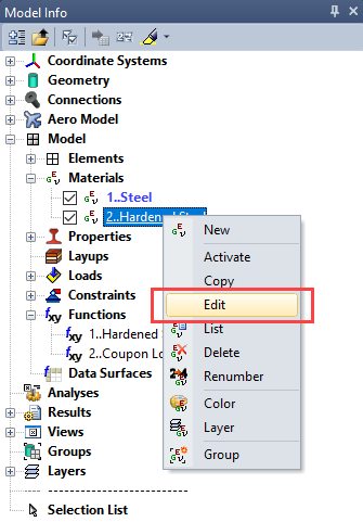 femap Multi-Step Nonlinear 401 402, нелинейный анализ в femap